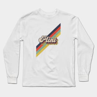 retro vintage color Plini Long Sleeve T-Shirt